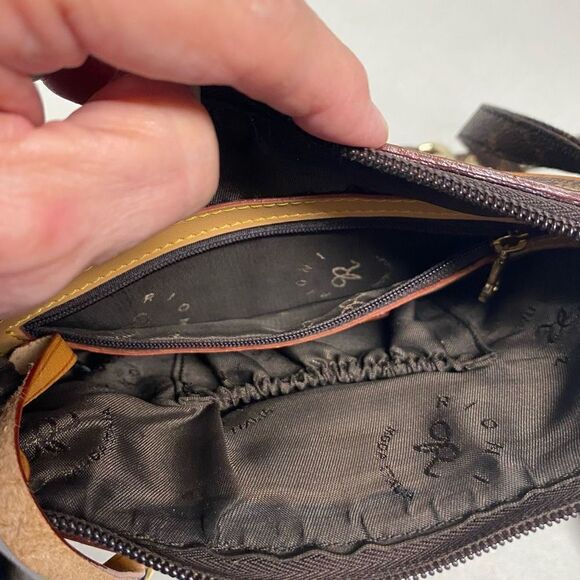 RIONI Moda Italia Women’s Crossbody J9836Y Brown 8X7.5 - Picture 4 of 12